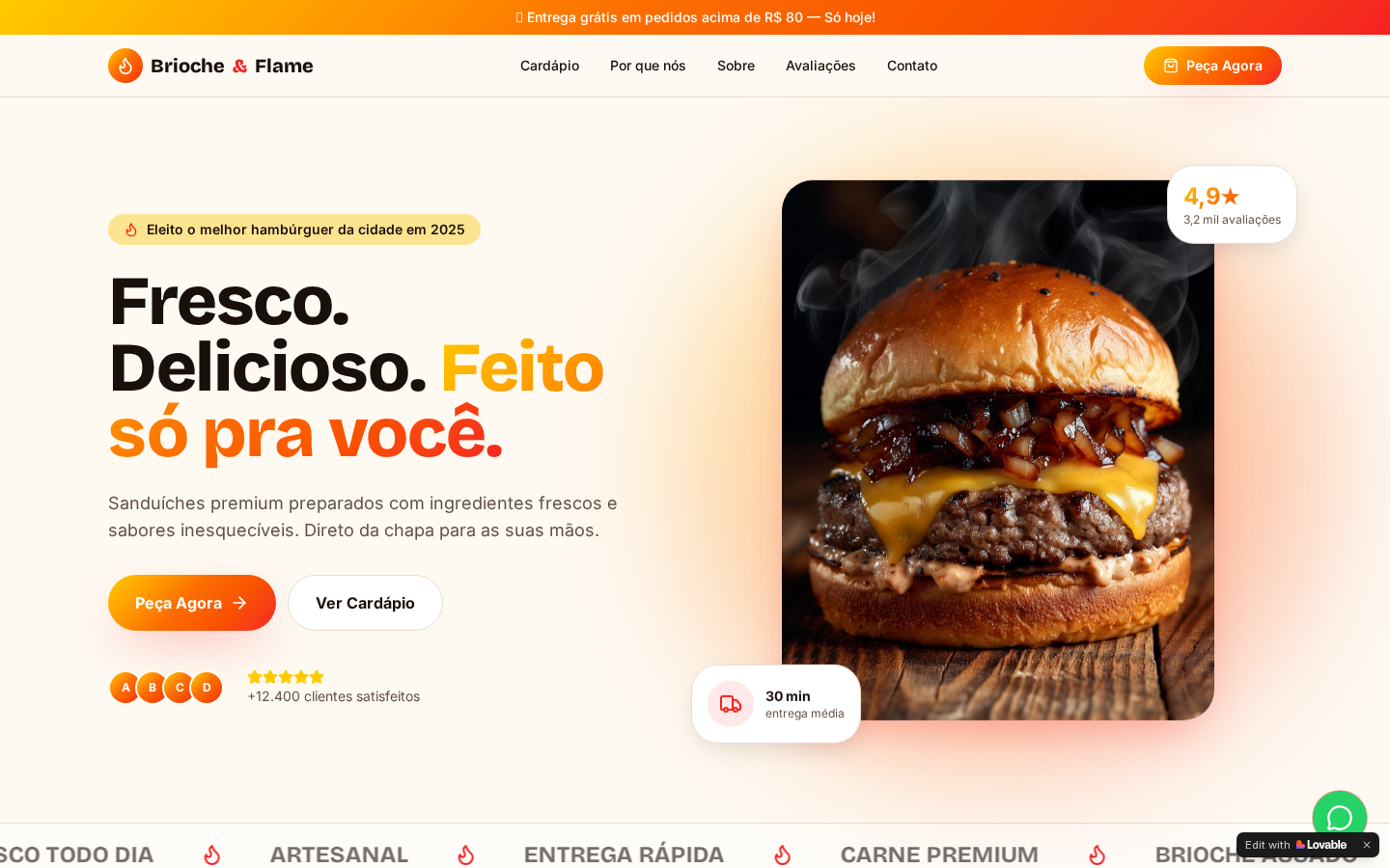 Screenshot do site Munch Master
